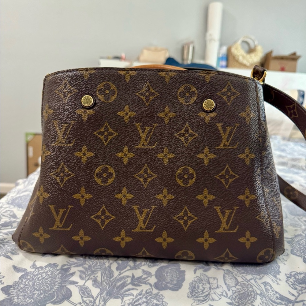 Louis Vuitton Dark Brown Monogram Satchel